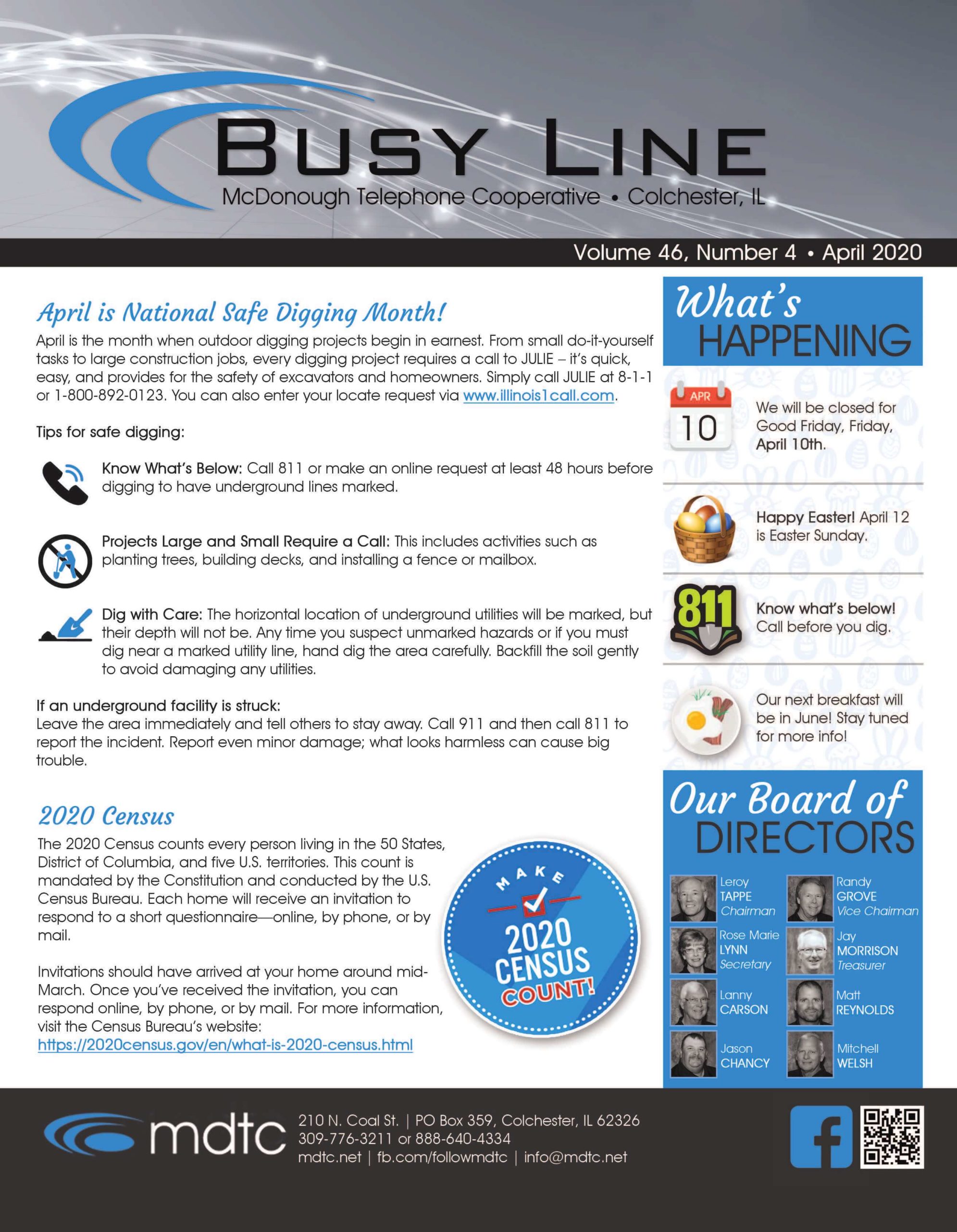 April Busyline