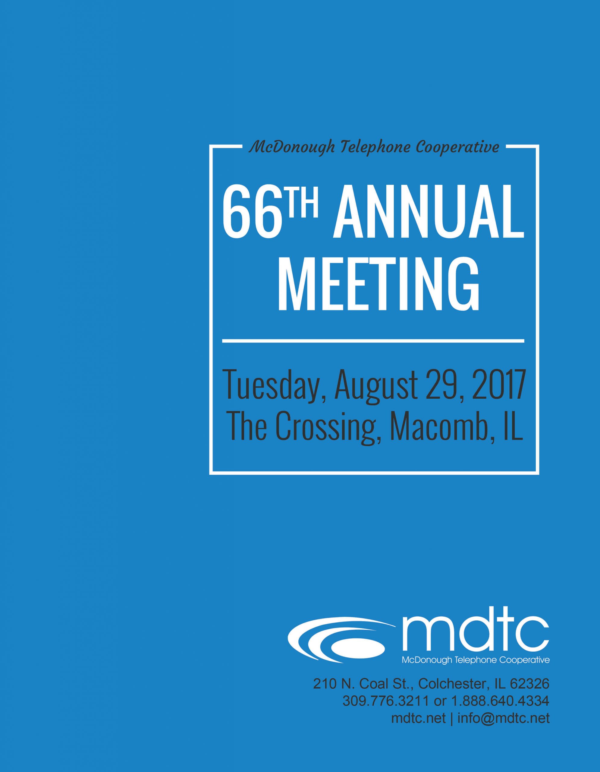 66th Annual Meeting