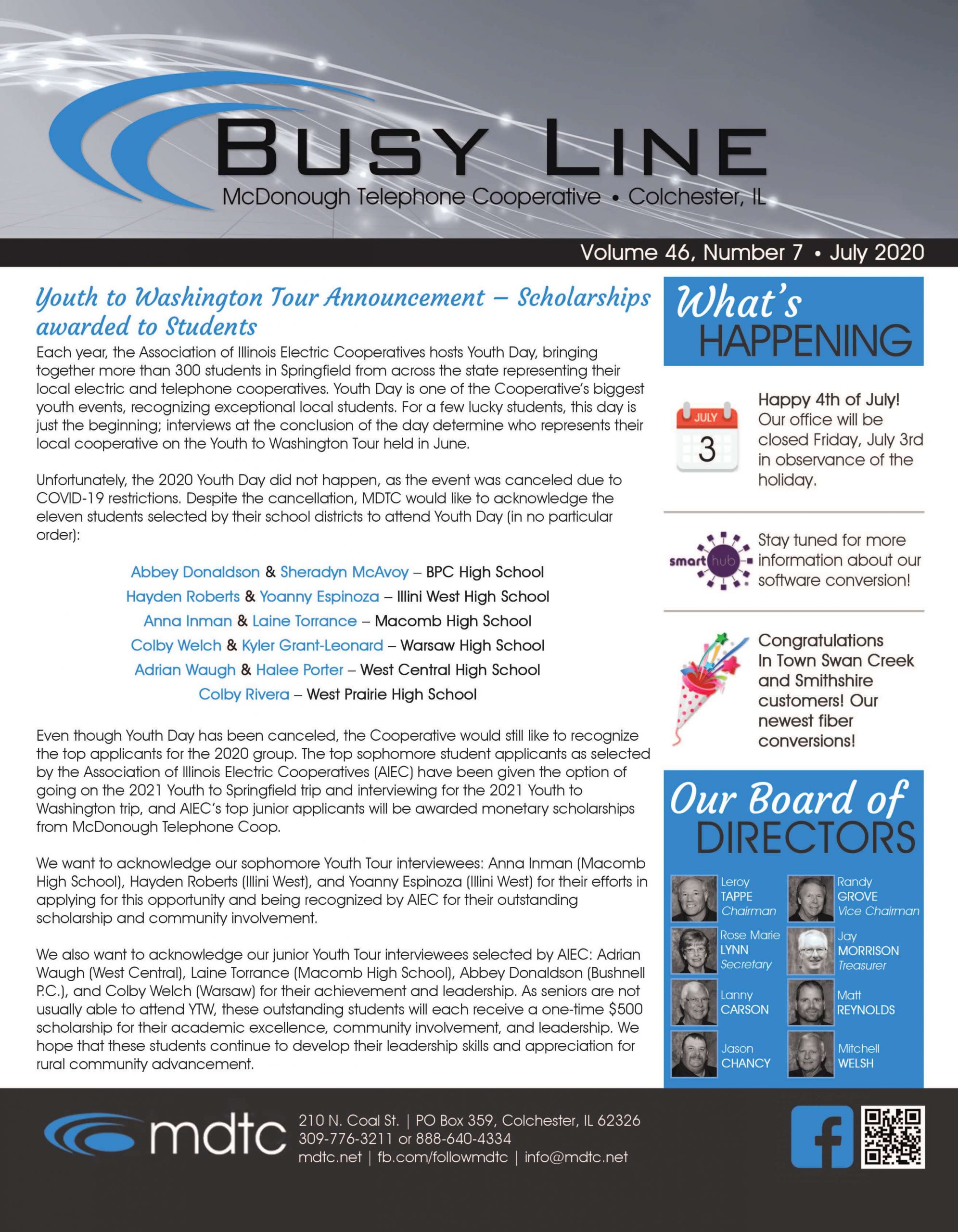 July Busy Line