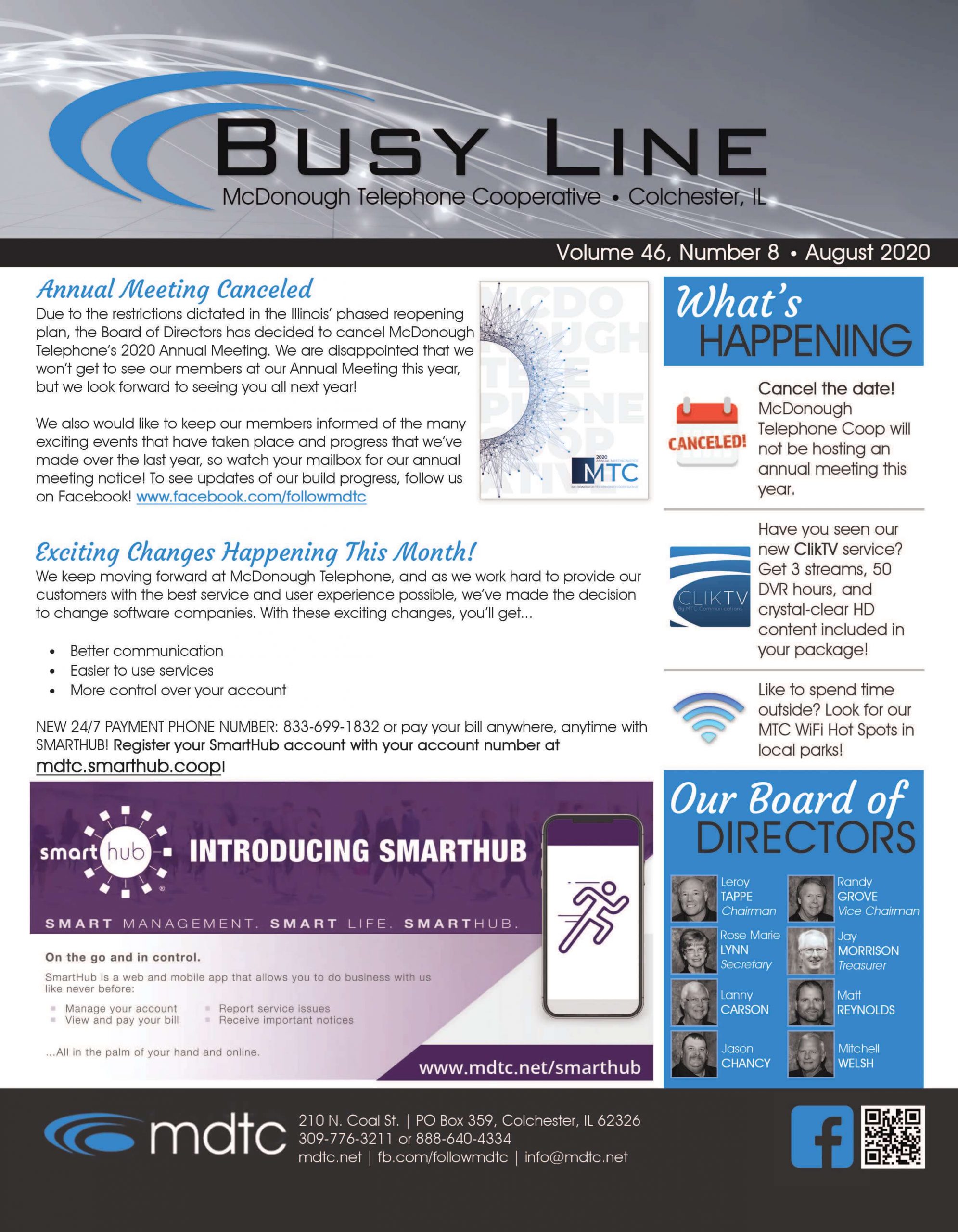 August Busy Line