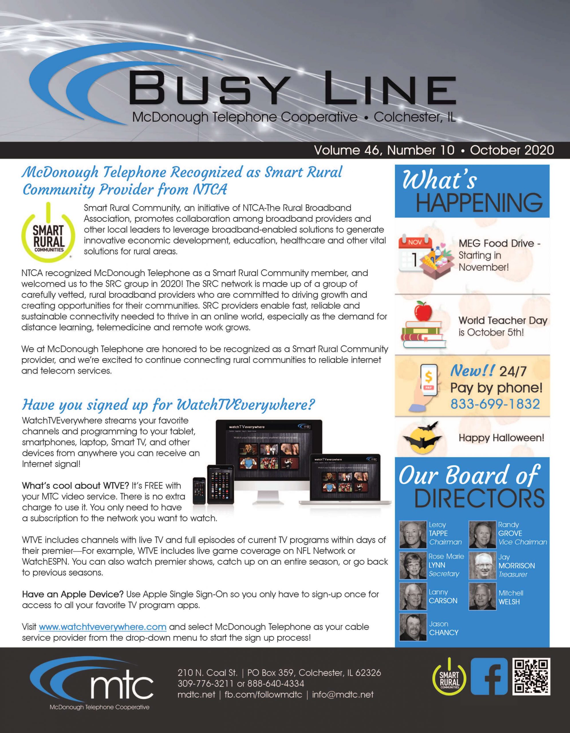 October Busy Line