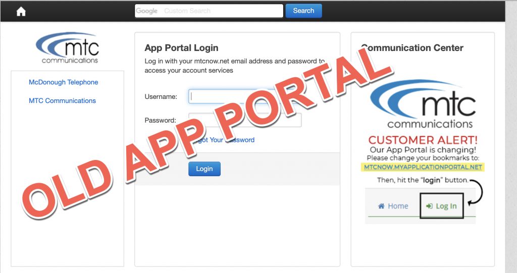 Old App Portal