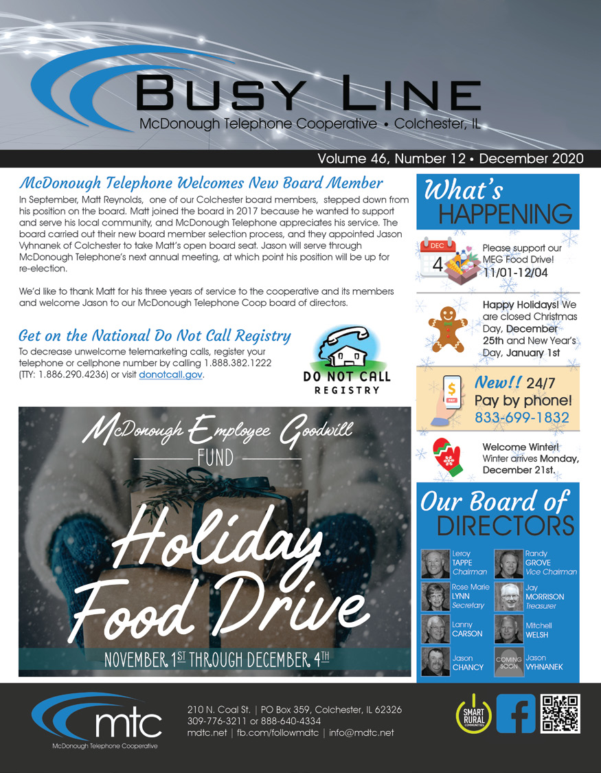 December Busy Line