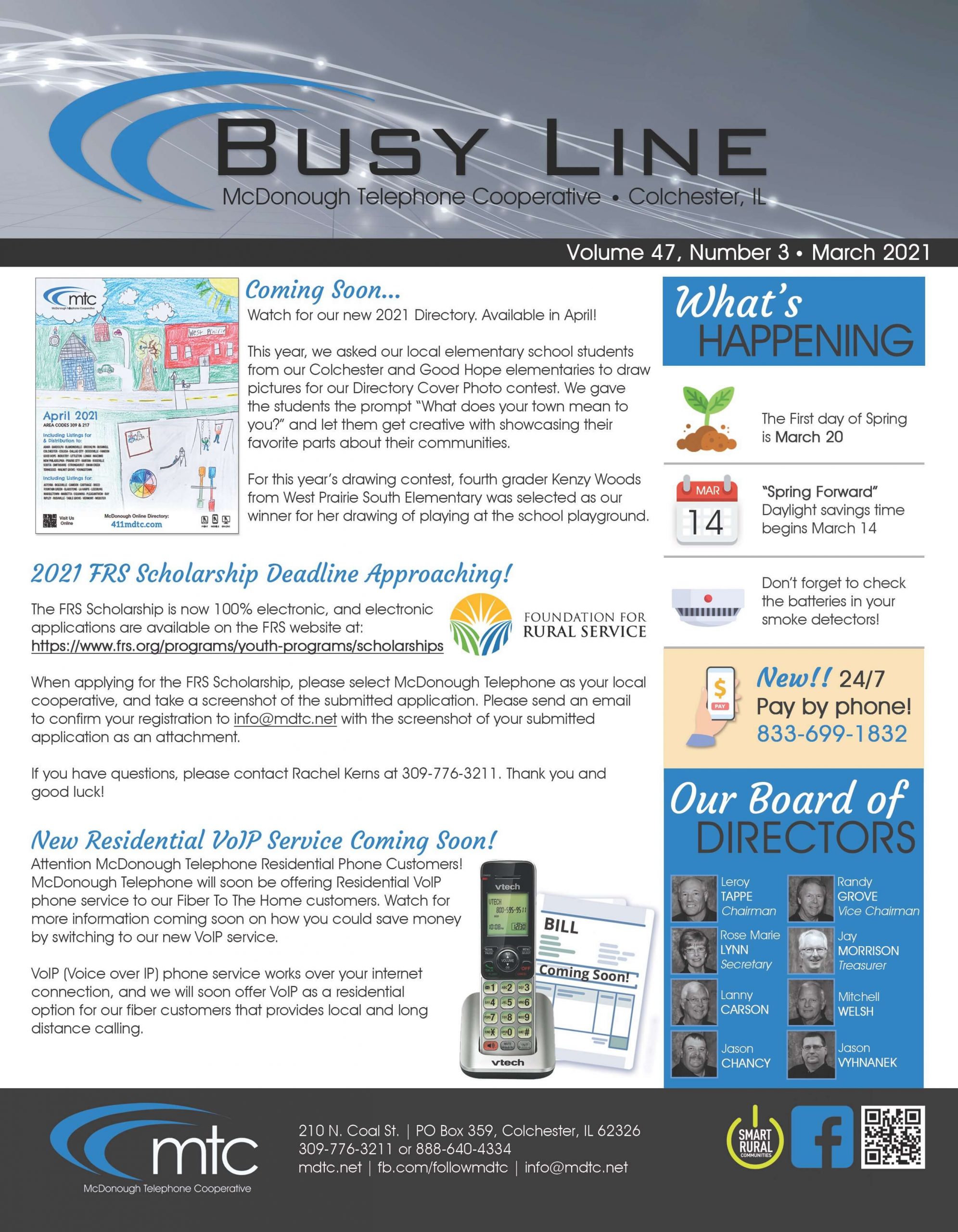 March Busy Line