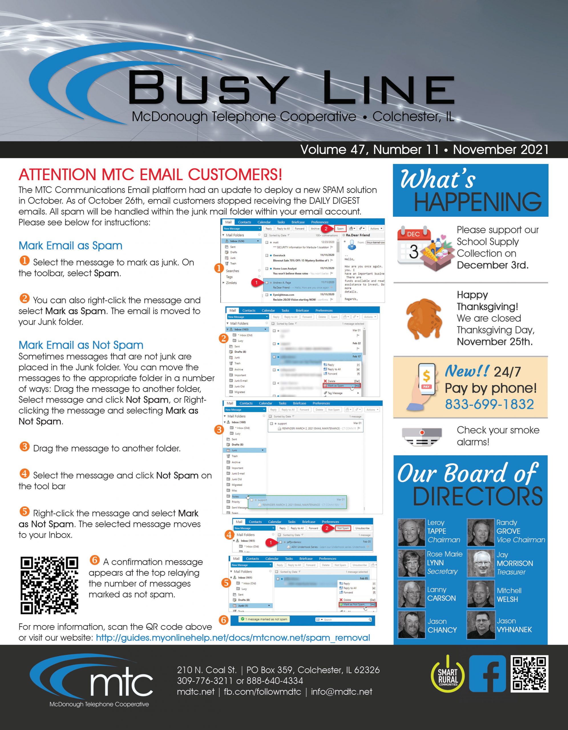 November Busy Line