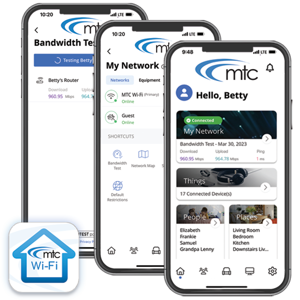 MTC Wi-Fi App Pages