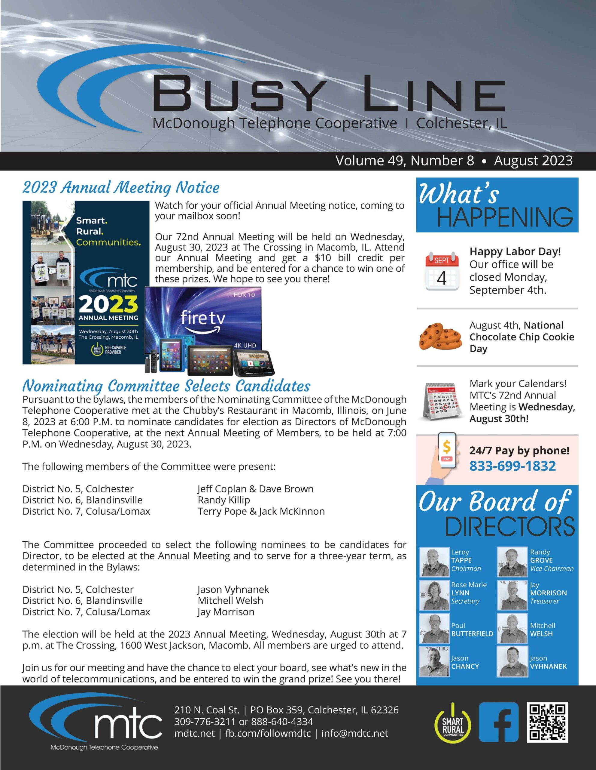 August 2023 Busy LIne